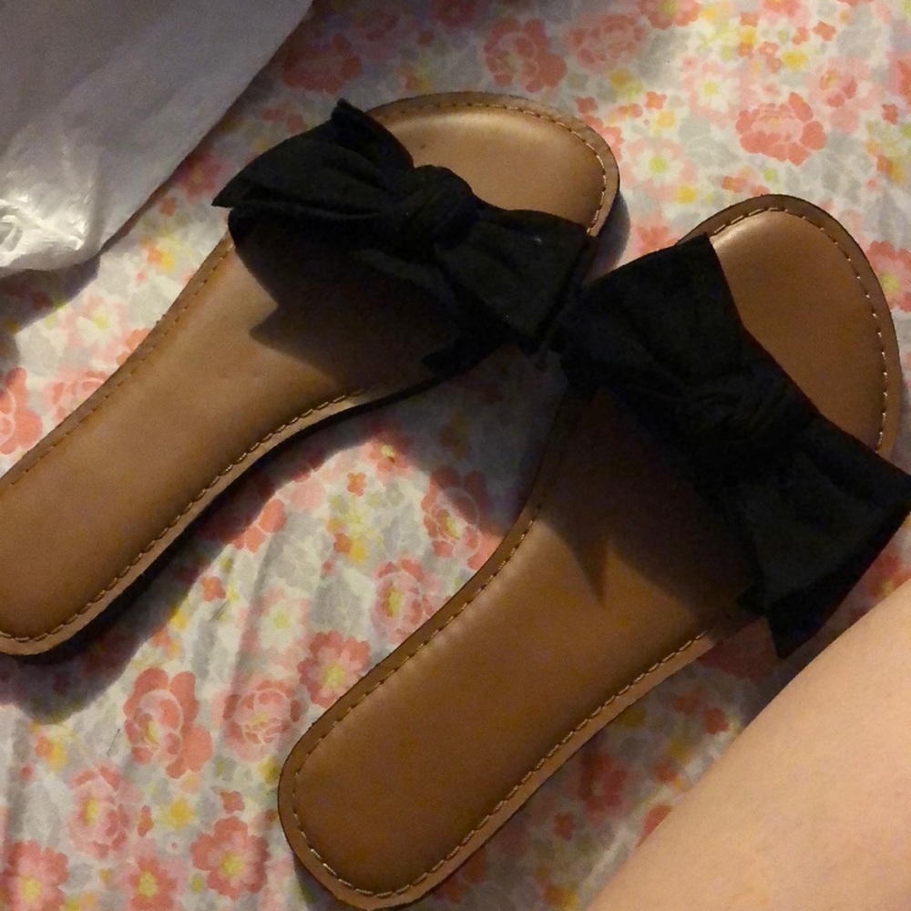Black sandals